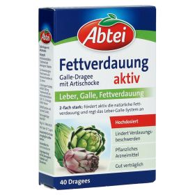ABTEI Fettverdauung Aktiv (Galle-Dragee mit Artischocke) – PZN 8789719 (PZN 8789719) из Германии