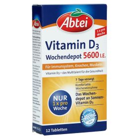 Abtei Vitamin D3 Wochendepot 5.600 I.E. – PZN 10303552 (PZN 10303552) из Германии