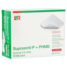SUPRASORB P+PHMB Schaumverband 5x5 cm – PZN 11596786 (PZN 11596786) из Германии