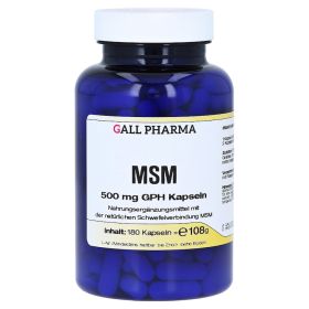 MSM 500 mg GPH Kapseln – PZN 4411674 (PZN 4411674) из Германии