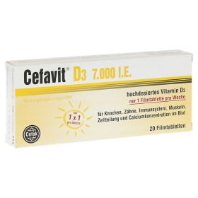 CEFAVIT D3 7.000 I.E. Filmtabletten – PZN 12347737 (PZN 12347737) из Германии