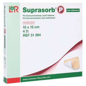 SUPRASORB P PU-Schaumv.nicht klebend 15x15 cm – PZN 9442107 (PZN 9442107) из Германии
