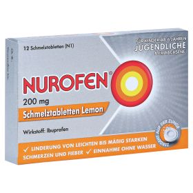 Nurofen 200 mg Schmelztabletten Lemon – PZN 2547582 (PZN 2547582) из Германии