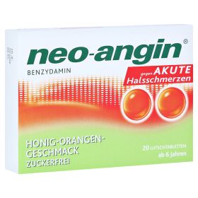 Neo-Angin Benzydamin akute Halsschmerzen Honig-Orange – PZN 11160161 (PZN 11160161) из Германии
