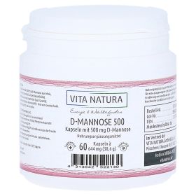 D-MANNOSE KAPSELN 500 mg – PZN 11578653 (PZN 11578653) из Германии