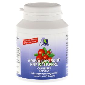 PREISELBEERE amerikanisch 400 mg Kapseln – PZN 4130372 (PZN 4130372) из Германии