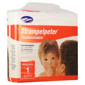 STRAMPELPETER Flockenwindeln Saugstärke 1 – PZN 367456 (PZN 367456) из Германии