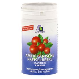 PREISELBEERE amerikanisch 400 mg Kapseln – PZN 4130389 (PZN 4130389) из Германии