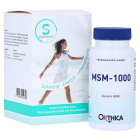 ORTHICA MSM 1000 Tabletten – PZN 13860046 (PZN 13860046) из Германии