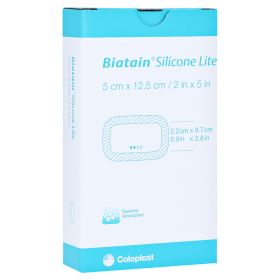 BIATAIN Silicone Lite Schaumverband 5x12,5 cm – PZN 11485992 (PZN 11485992) из Германии