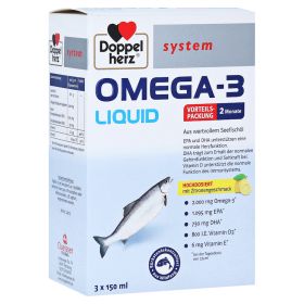 DOPPELHERZ Omega-3 Liquid system – PZN 16382707 (PZN 16382707) из Германии