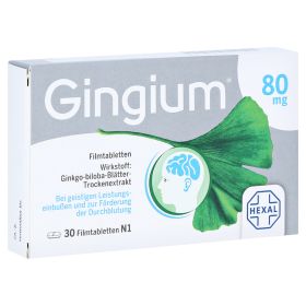 Gingium 80mg – PZN 14171136 (PZN 14171136) из Германии