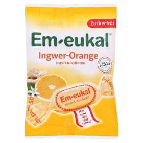 Em-eukal Bonbons Ingwer-Orange Bonbons zuckerfrei – PZN 7630170 (PZN 7630170) из Германии