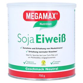 MEGAMAX Soja Eiweiß neutral Pulver – PZN 15560058 (PZN 15560058) из Германии