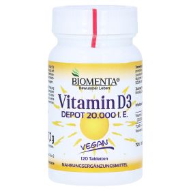 VITAMIN D3 DEPOT 20.000 I.E. vegan Tabletten – PZN 13887743 (PZN 13887743) из Германии