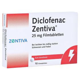 Diclofenac Zentiva 25mg – PZN 10273621 (PZN 10273621) из Германии