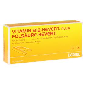 Vitamin B12 Folsäure Hevert Amp.-Paare – PZN 296093 (PZN 296093) из Германии