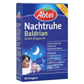 Abtei Nachtruhe Baldrian Schlaf-Dragees N – PZN 14254299 (PZN 14254299) из Германии