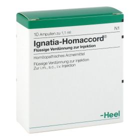 IGNATIA HOMACCORD Ampullen – PZN 516896 (PZN 516896) из Германии