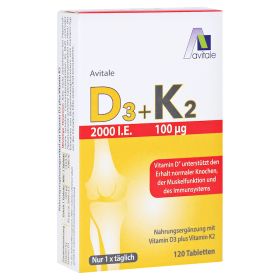 Vitamin D3+K2 2000 I.E. – PZN 15205937 (PZN 15205937) из Германии