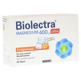 BIOLECTRA Magnesium 400 mg ultra Trinkgran.Orange – PZN 10914511 (PZN 10914511) из Германии
