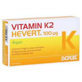 Vitamin K2 Hevert 100 µg Kapseln – PZN 12870284 (PZN 12870284) из Германии