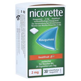 Nicorette 2mg freshfruit – PZN 7273959 (PZN 7273959) из Германии