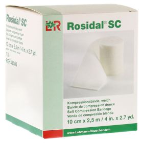 ROSIDAL SC Kompressionsbinde weich 10 cmx2,5 m – PZN 144880 (PZN 144880) из Германии