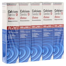 CALCIUM SANDOZ D Osteo Brausetabletten – PZN 2340160 (PZN 2340160) из Германии