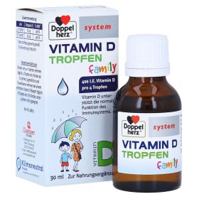 DOPPELHERZ Vitamin D Tropfen family system – PZN 16661637 (PZN 16661637) из Германии