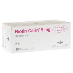Biotin-Carin 5mg – PZN 993805 (PZN 993805) из Германии