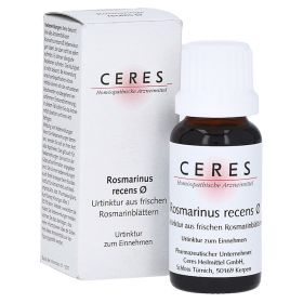 CERES Rosmarinus recens Urtinktur – PZN 12724950 (PZN 12724950) из Германии