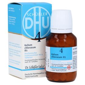 BIOCHEMIE DHU 4 Kalium chloratum D 3 Tabletten – PZN 2580527 (PZN 2580527) из Германии