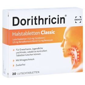 Dorithricin Halstabletten Classic 0,5mg/1,0mg/1,5mg – PZN 7727923 (PZN 7727923) из Германии
