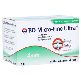 BD MICRO-FINE ULTRA Pen-Nadeln 0,23x4 mm CPC – PZN 1470311 (PZN 1470311) из Германии
