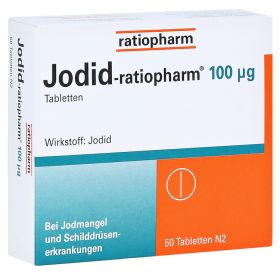 Jodid-ratiopharm 100µg – PZN 4619133 (PZN 4619133) из Германии