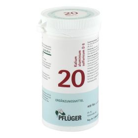 BIOCHEMIE Pflüger 20 Kalium alumin.sulfur.D 6 Tab. – PZN 6322650 (PZN 6322650) из Германии