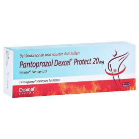 Pantoprazol Dexcel Protect 20mg – PZN 3037110 (PZN 3037110) из Германии