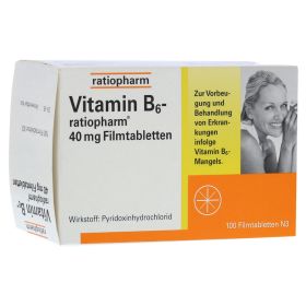 Vitamin B6-ratiopharm 40mg – PZN 1586077 (PZN 1586077) из Германии