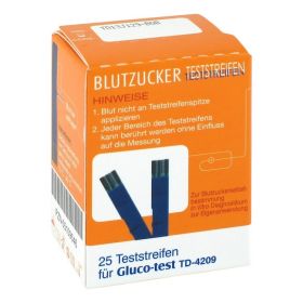 GLUCO TEST Blutzuckerteststreifen – PZN 5109546 (PZN 5109546) из Германии