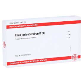 RHUS TOXICODENDRON D 30 Ampullen – PZN 11707955 (PZN 11707955) из Германии