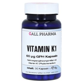 VITAMIN K1 60 µg GPH Kapseln – PZN 4631944 (PZN 4631944) из Германии