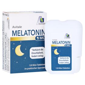 MELATONIN 1 mg Mini-Tabletten im Spender – PZN 17443121 (PZN 17443121) из Германии