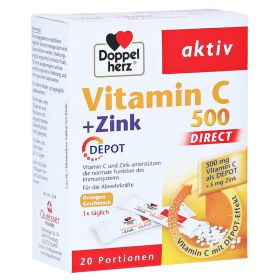 Doppelherz aktiv Vitamin C 500 Direkt + Zink Depot – PZN 11174312 (PZN 11174312) из Германии