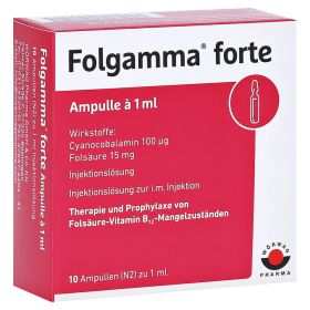 FOLGAMMA forte Ampullen – PZN 3682276 (PZN 3682276) из Германии