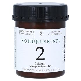 SCHÜSSLER Nr.2 Calcium phosphoricum D 6 Tabletten – PZN 10990392 (PZN 10990392) из Германии