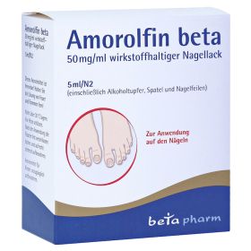 Amorolfin beta 50mg/ml – PZN 15306727 (PZN 15306727) из Германии