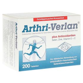 Arthri Verlan Tabletten – PZN 193536 (PZN 193536) из Германии