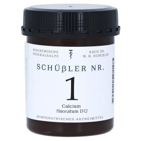 SCHÜSSLER Nr.1 Calcium fluoratum D 12 Tabletten – PZN 10990363 (PZN 10990363) из Германии