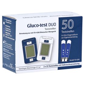 GLUCO TEST DUO Teststreifen – PZN 11563930 (PZN 11563930) из Германии